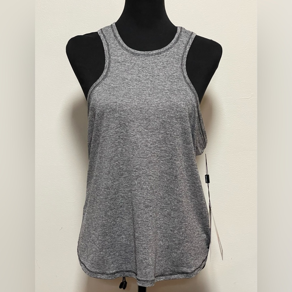NWT Spyder Active Tank Black/Heather Gray Size L